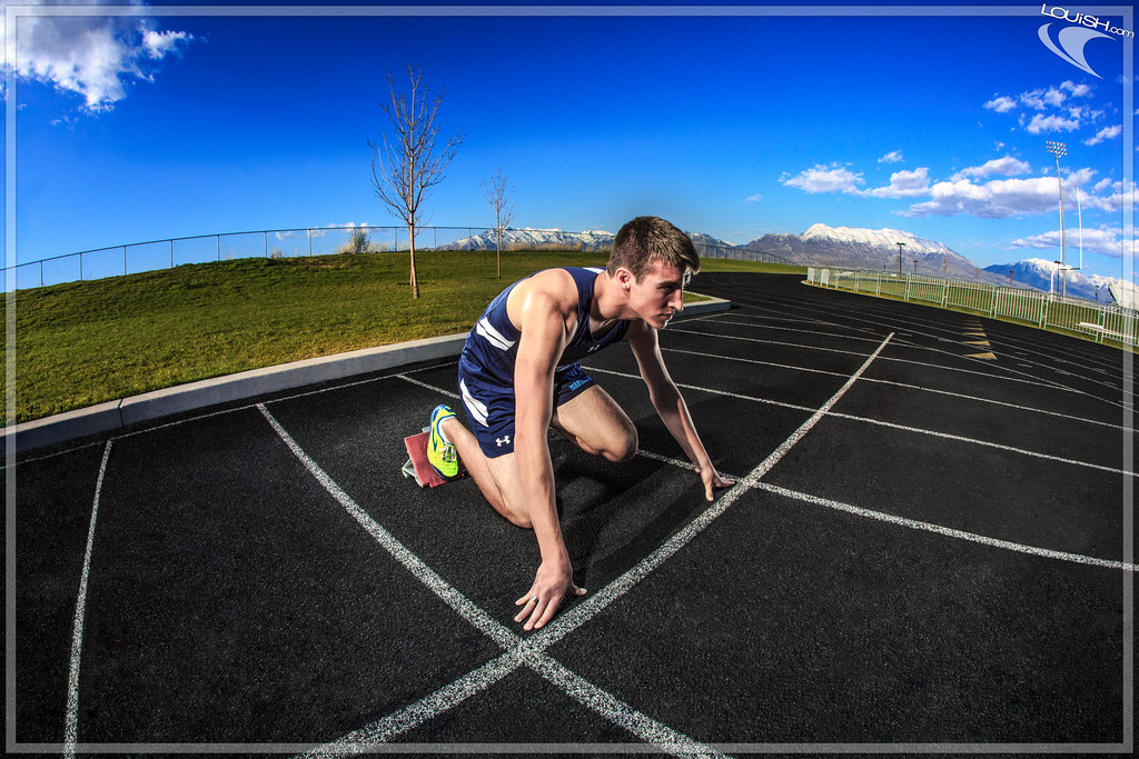 Track and Field - Running Senior Photo